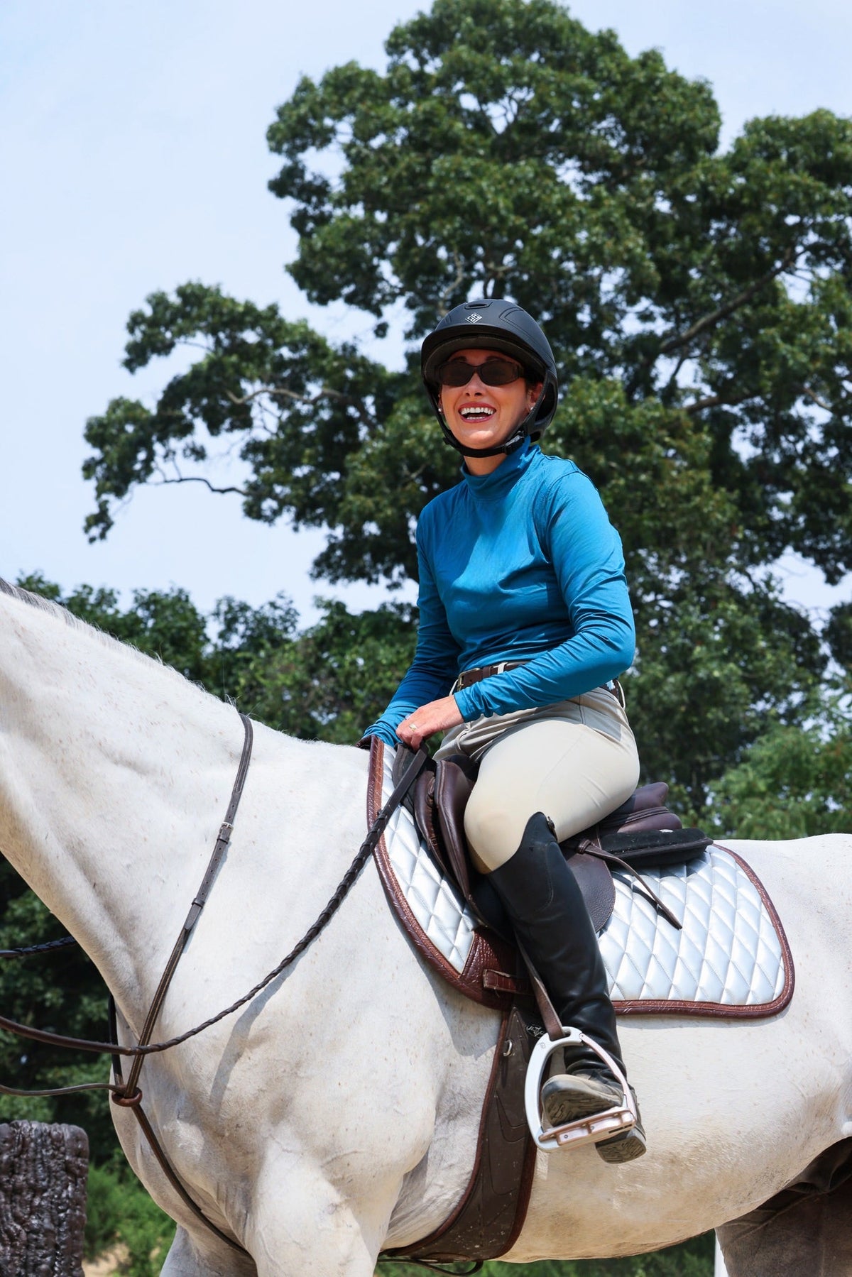 Jump Saddle Pad | Chrome