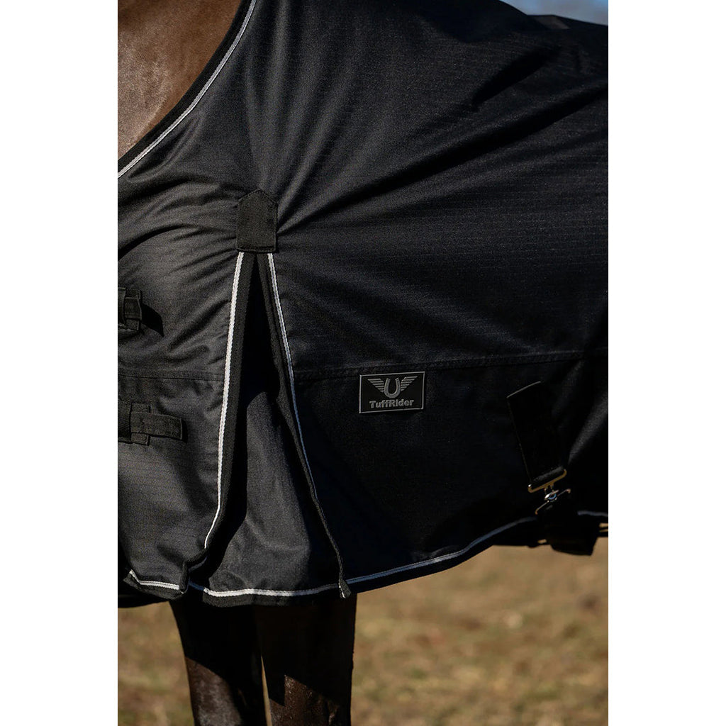TuffRider 600 D Ripstop Standard Neck Light Weight Turnout Blanket with 100 GSM Fill