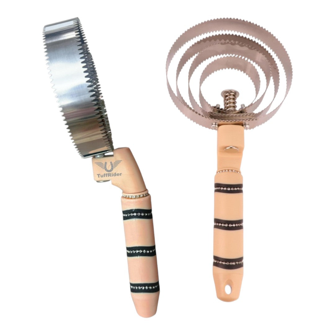 TuffRider Diamond  Circular Metal Curry Comb