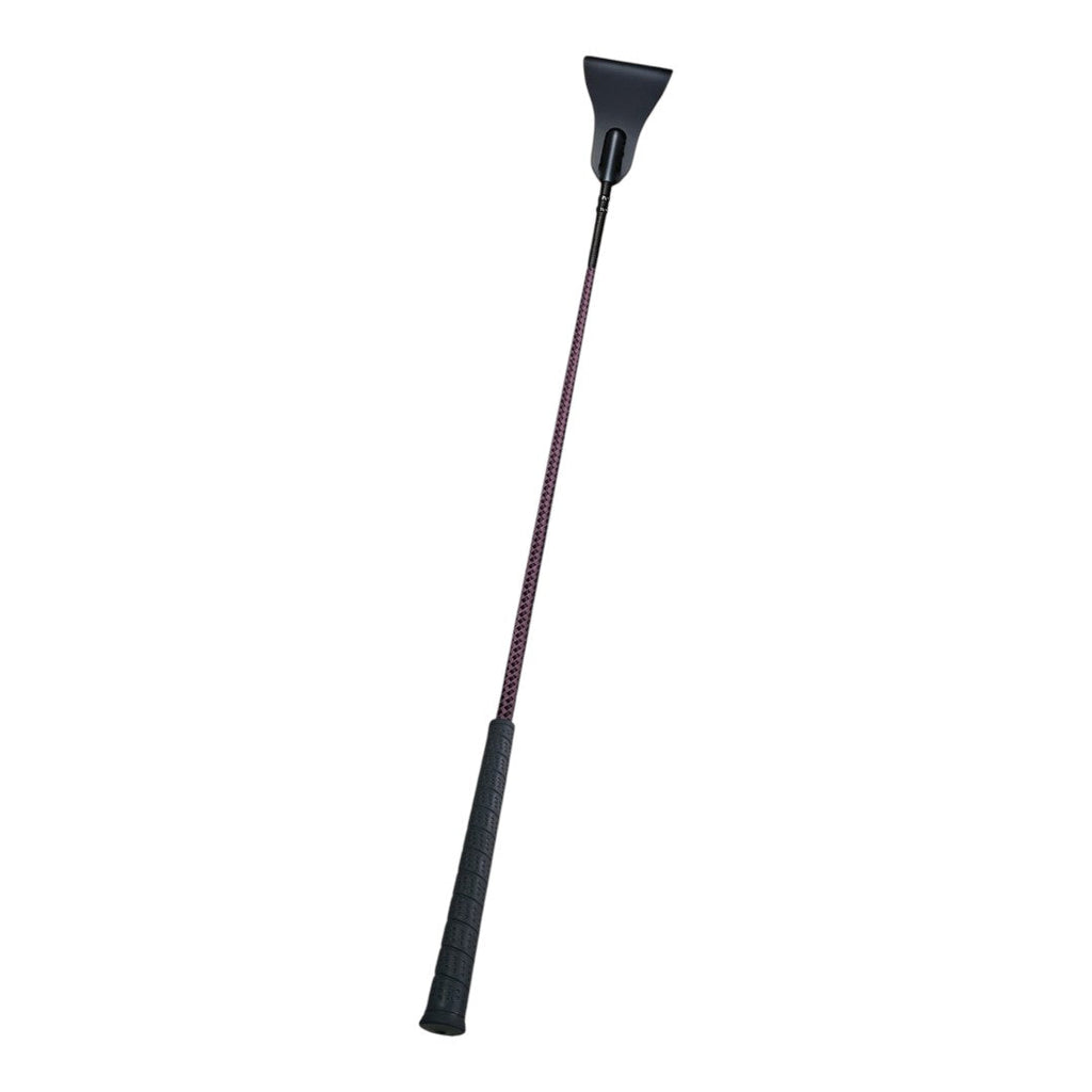 TuffRider 26" Two-Tone Weave Riding Crop with No-Slip Rubber Grip
