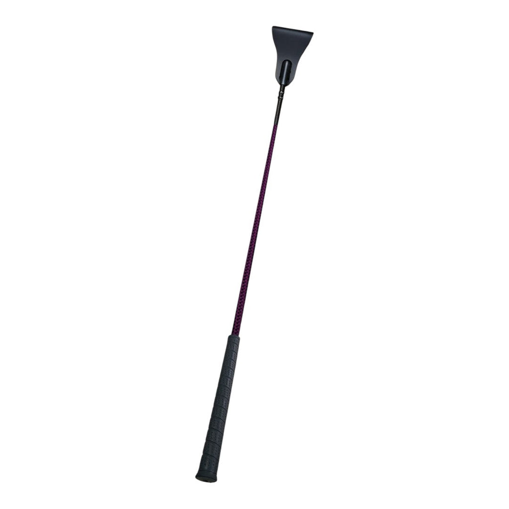 TuffRider 26" Two-Tone Weave Riding Crop with No-Slip Rubber Grip