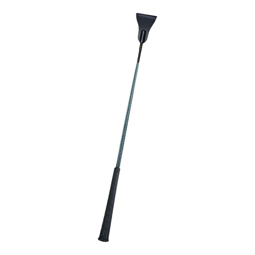 TuffRider 26" Two-Tone Weave Riding Crop with No-Slip Rubber Grip