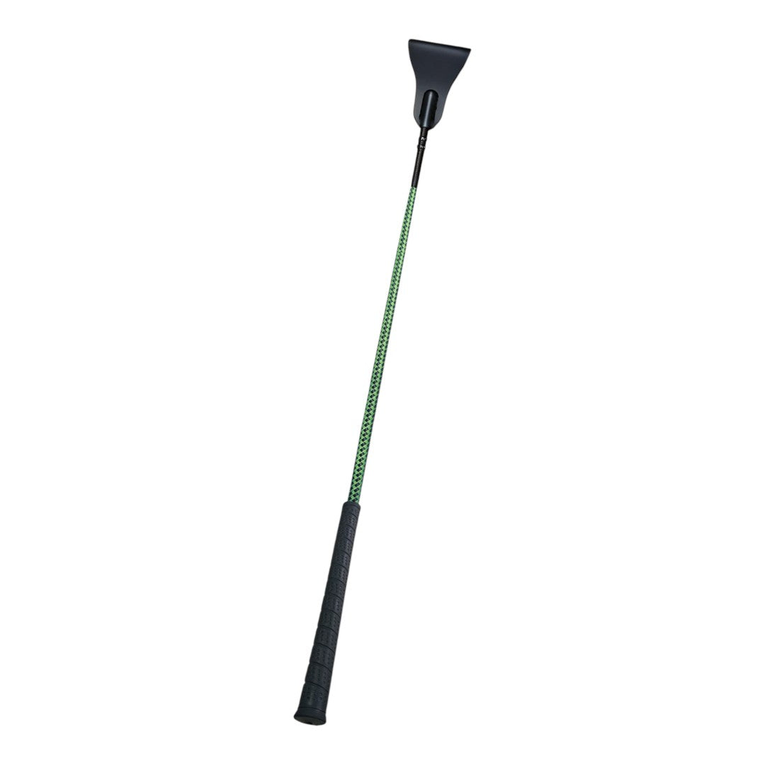 TuffRider 26" Two-Tone Weave Riding Crop with No-Slip Rubber Grip