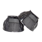TuffRider Ribbed Rubber Bell Boots with Hook & Loop Closure