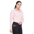 TuffRider Ladies Long Sleeve Ventilated Technical Sport Shirt – UV Protection, Quick-Dry, Mesh Undersleeves