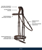 ExionPro 'Atlas' Classic Jumping Bridle with Reins