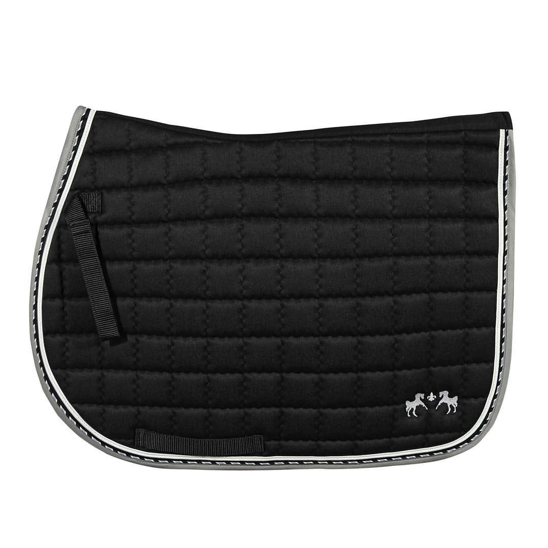 Equine Couture Coolmax Plush White Saddle Pad