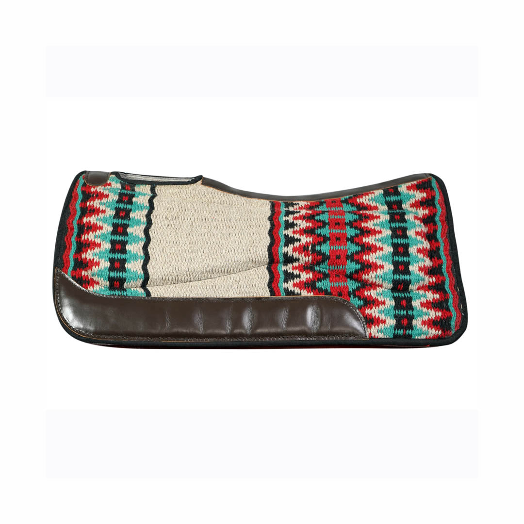 TuffRider Contoured Double Weave Western Saddle Pad- Cream