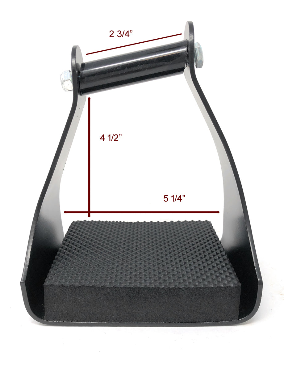 AJ Tack Angled Aluminum Trail Stirrups
