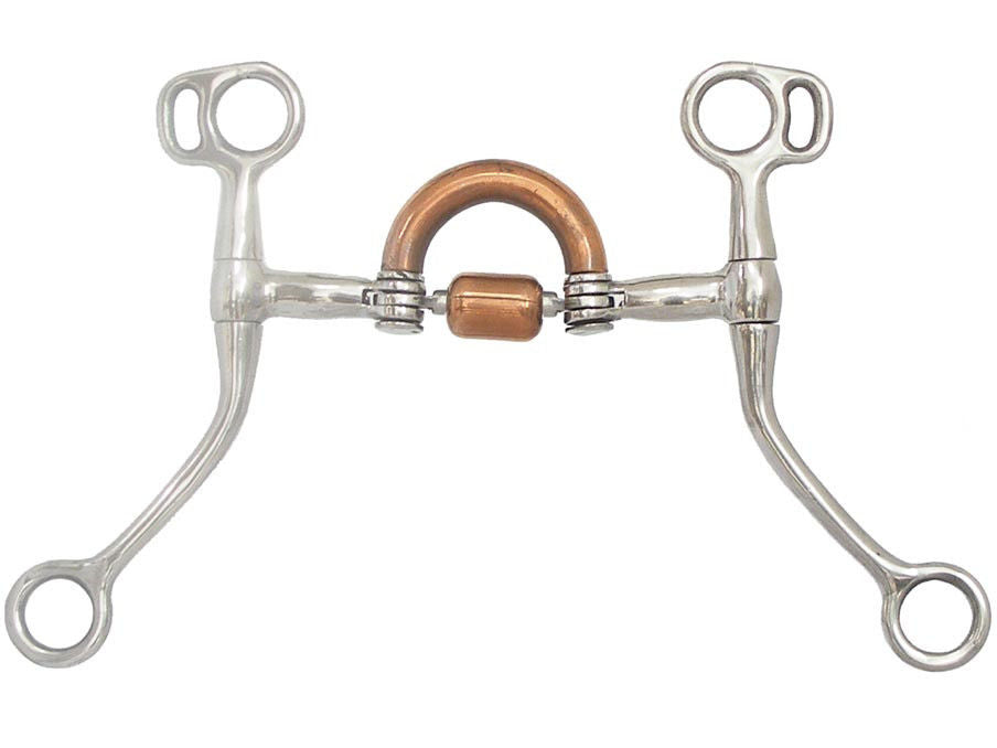AJ Tack Tom Thumb Copper Port Correctional Bit