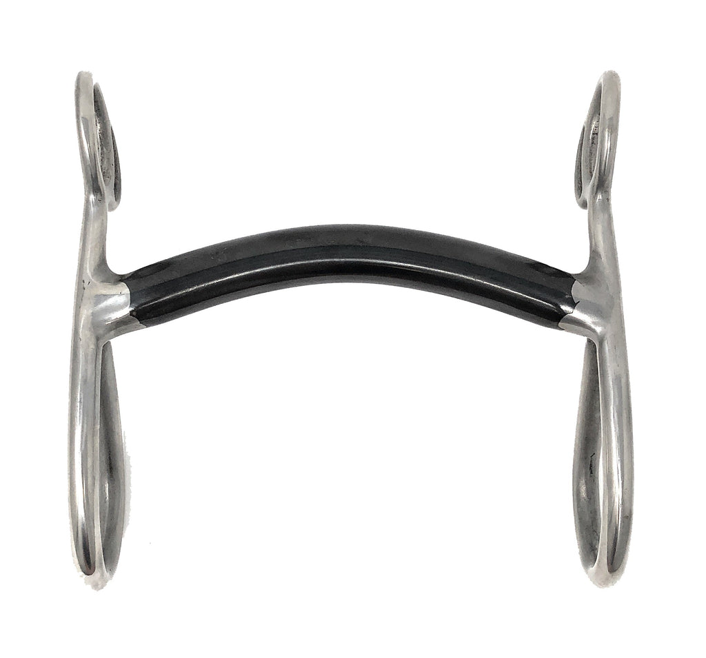 AJ Tack Sweet Iron Mullen Bar Short Shank Bit