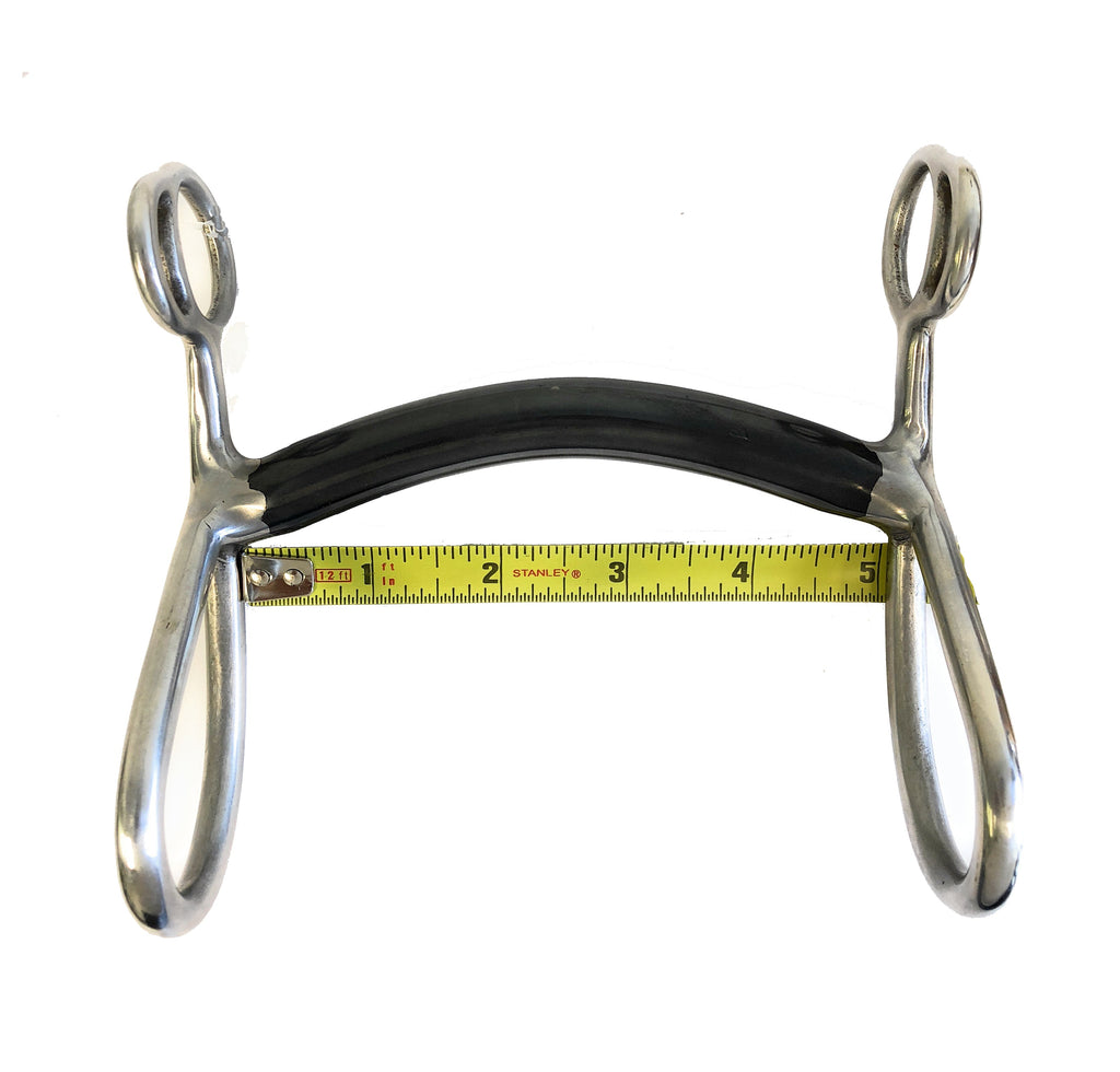 AJ Tack Sweet Iron Mullen Bar Short Shank Bit