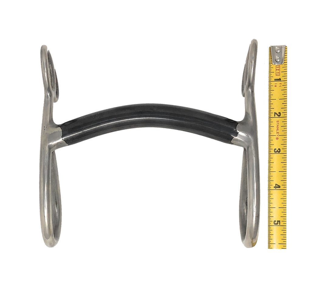 AJ Tack Sweet Iron Mullen Bar Short Shank Bit