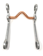 AJ Tack Copper Medium Port Grazing Bit