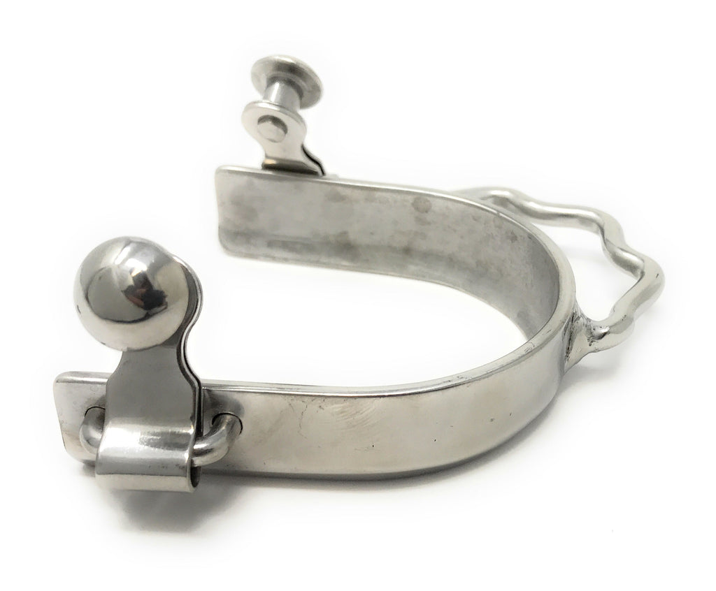 AJ Tack Ladies Stainless Steel Sidewinder Bumper Spurs