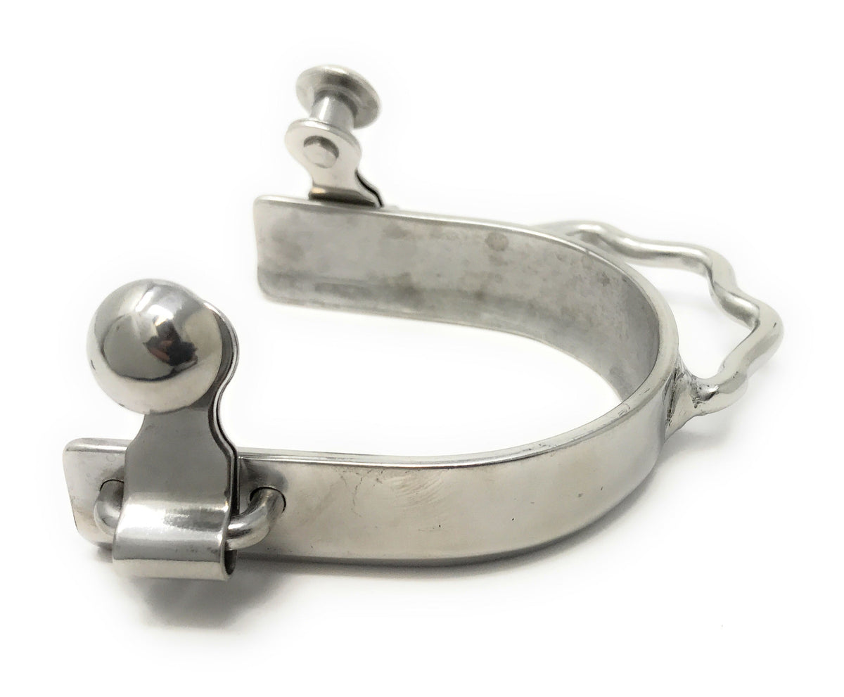 AJ Tack Ladies Stainless Steel Sidewinder Bumper Spurs