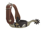 AJ Tack Praying Cowboy Spur Package, Antique Brown