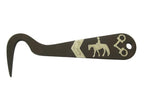 AJ Tack Antique Brown Steel Hoof Pick