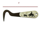 AJ Tack Antique Brown Steel Hoof Pick