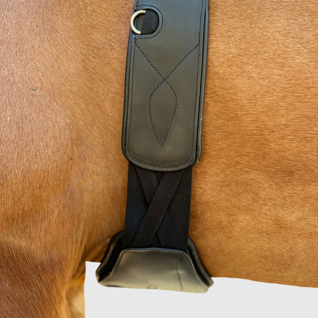 Removable Leather Pad for Pressure Relief Comfort Long Girth