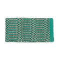 1340-5 Double Weave 32x64 Acrylic Blend Saddle Blanket Teal
