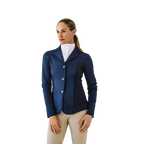 Mesh Hybrid Show Coat - Navy