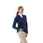 Mesh Hybrid Show Coat - Navy