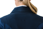 Mesh Hybrid Show Coat - Navy
