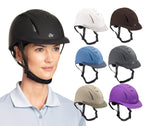 Deluxe Schooler Helmet - Black Silver Vents