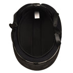 Deluxe Schooler Helmet - Black Silver Vents