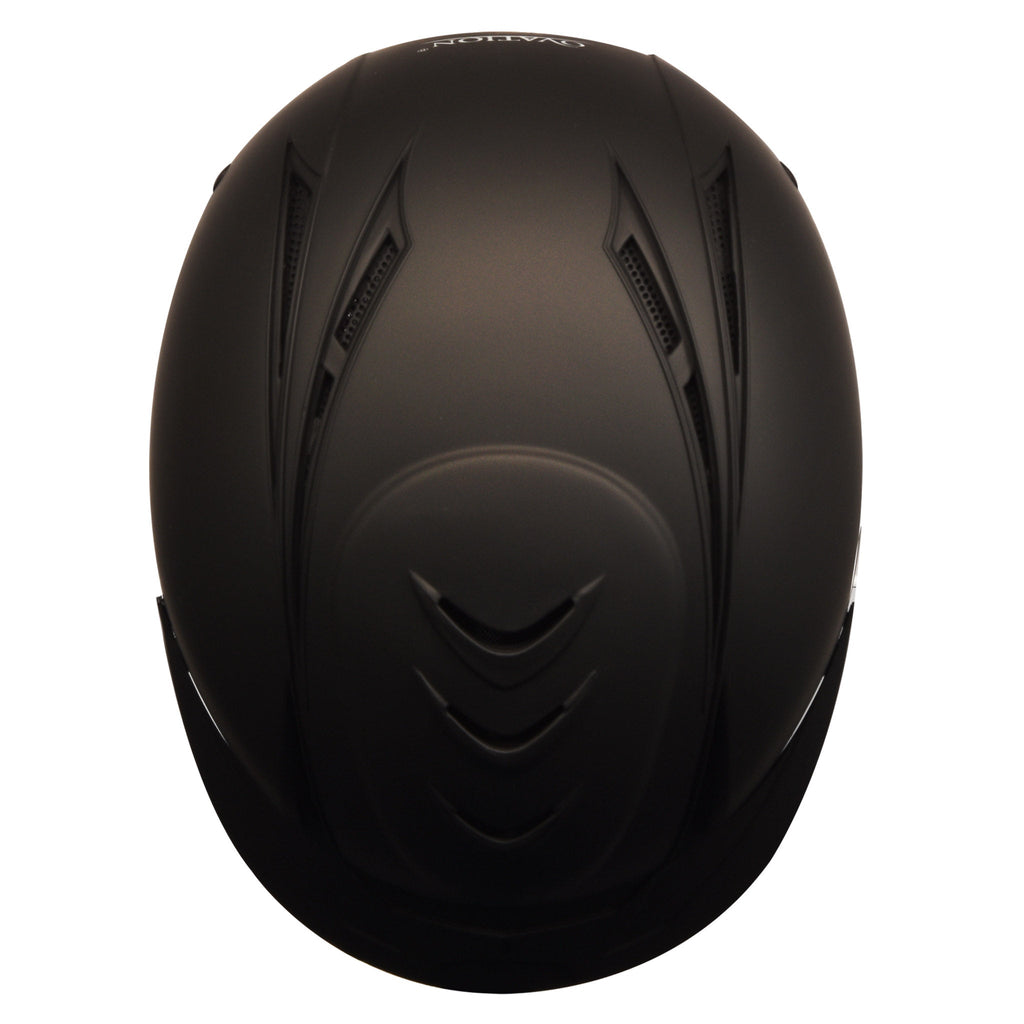 Deluxe Schooler Helmet - Black Silver Vents