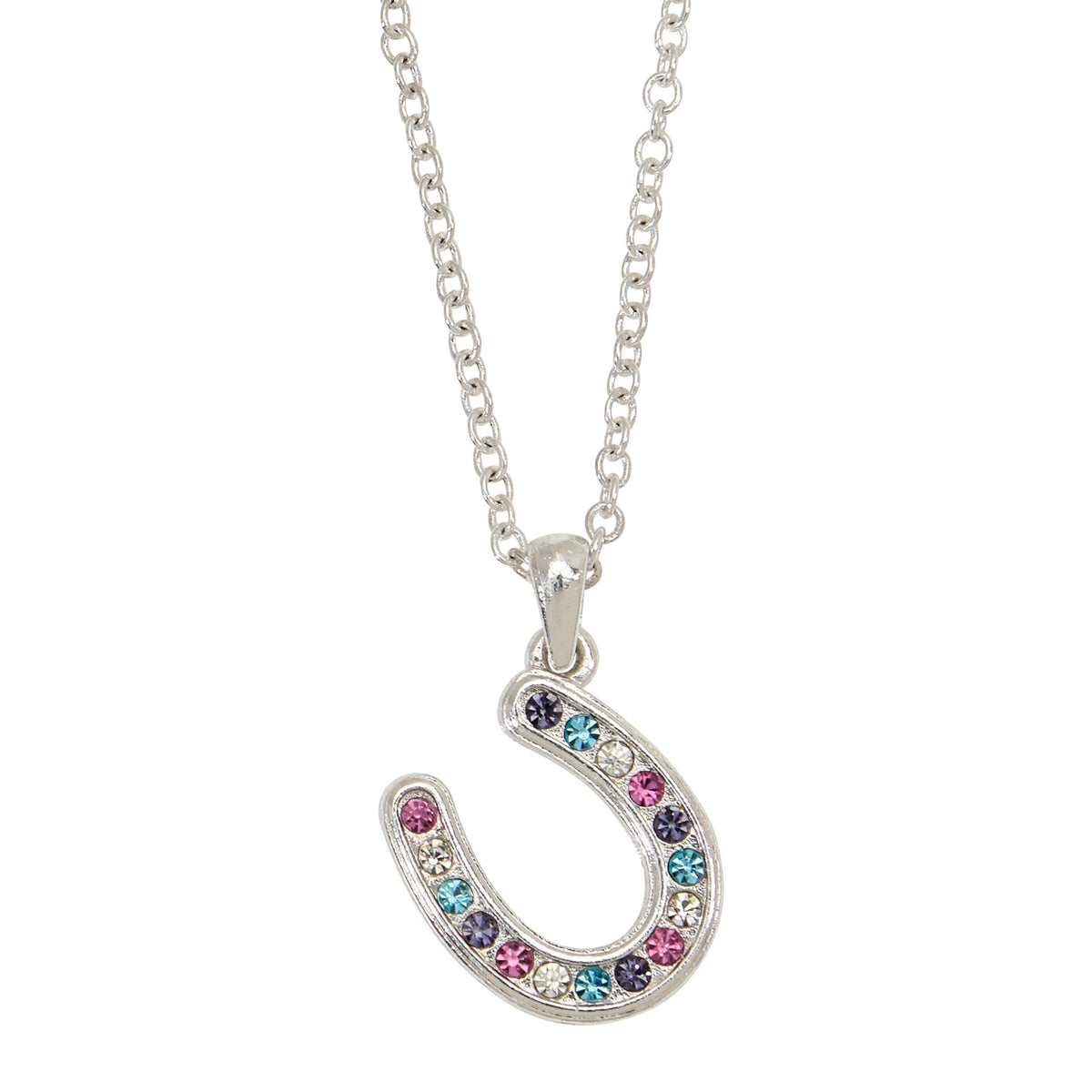 AWST Int'l Horseshoes Necklace w/Colorful Cowboy Hat Box