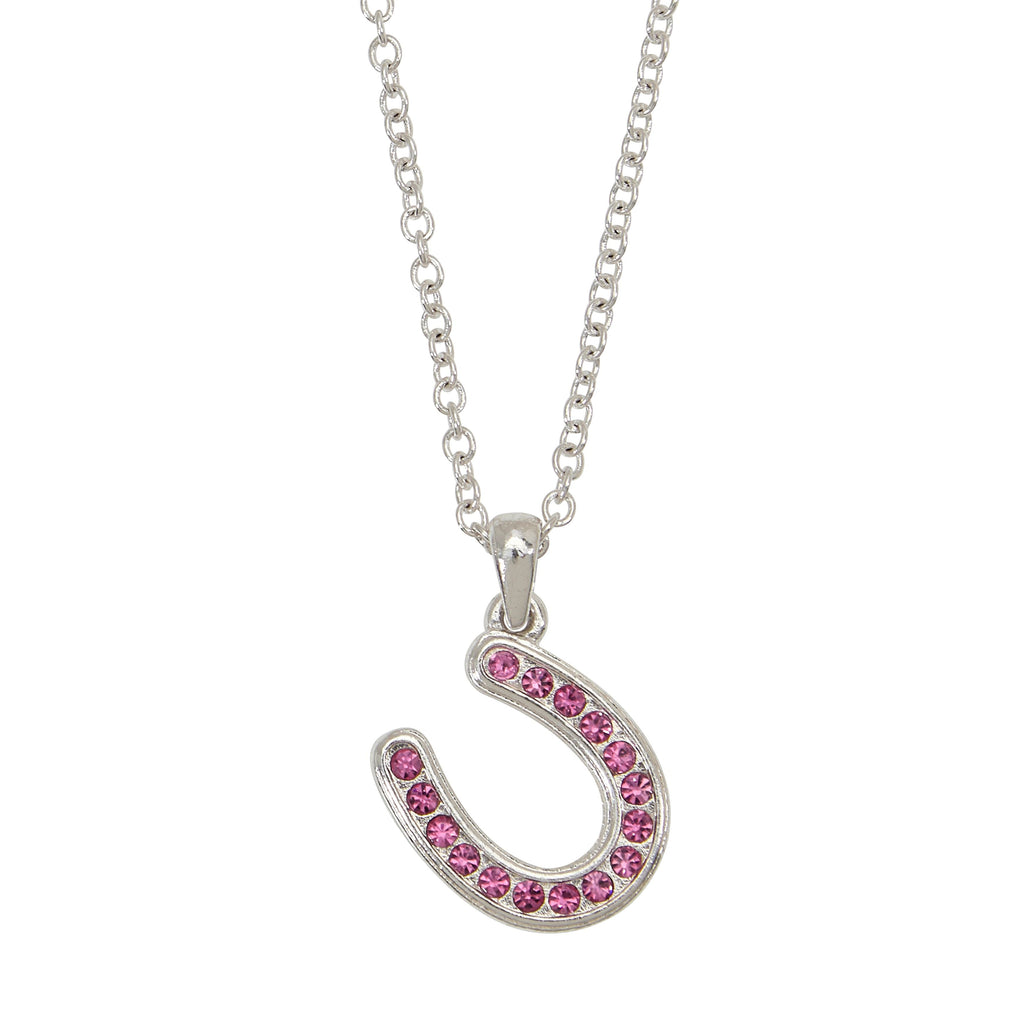 AWST Int'l Horseshoes Necklace w/Colorful Cowboy Hat Box