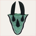 Green Horse Dragon Saddle Pad, Ear Bonnet & Horse Boot Set
