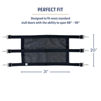 AJ Tack Premium Mesh Horse Stall Guard with Eye Hooks
