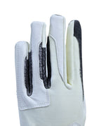 Oil-Tac Copper Tech™️ Leather Premium Riding Glove in White