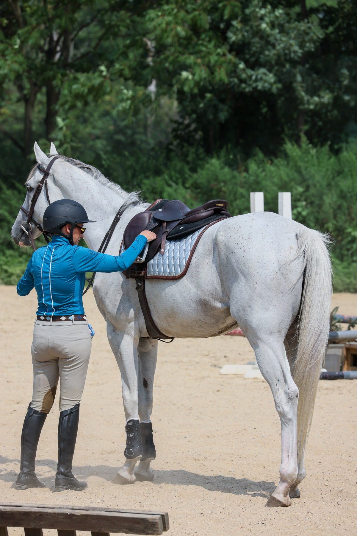 Jump Saddle Pad | Chrome