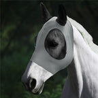 Lycra Horse Fly Mask With Ears Comfort Fit Mesh Trail Pasture Sun UV Protection