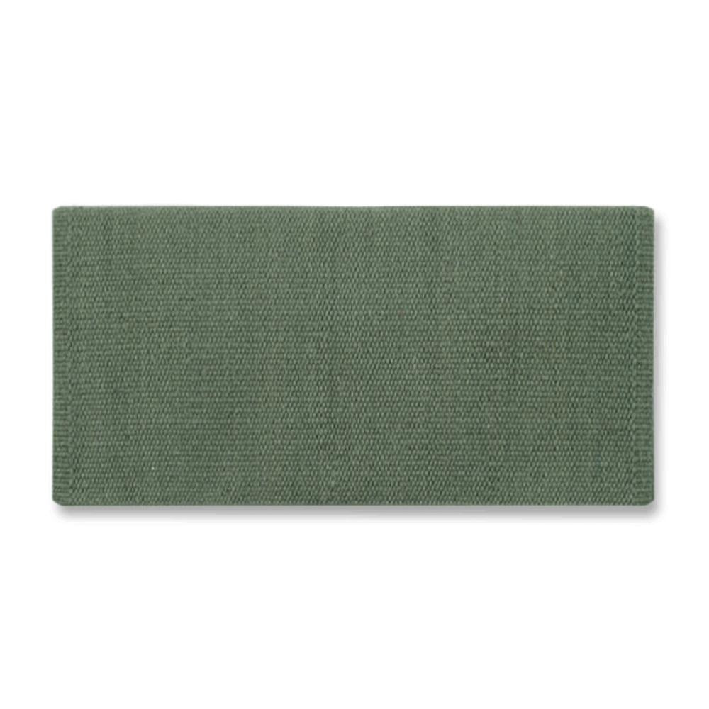 1314-38 San Juan Solid Sage 36x34 New Zealand Wool Saddle Blanket SAGE
