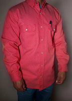 FR Pearl Snap Work shirt - Alpha Red