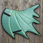 Green Horse Dragon Saddle Pad, Ear Bonnet & Horse Boot Set