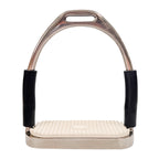 AJ Tack Jointed Flex Stirrup Irons, Black