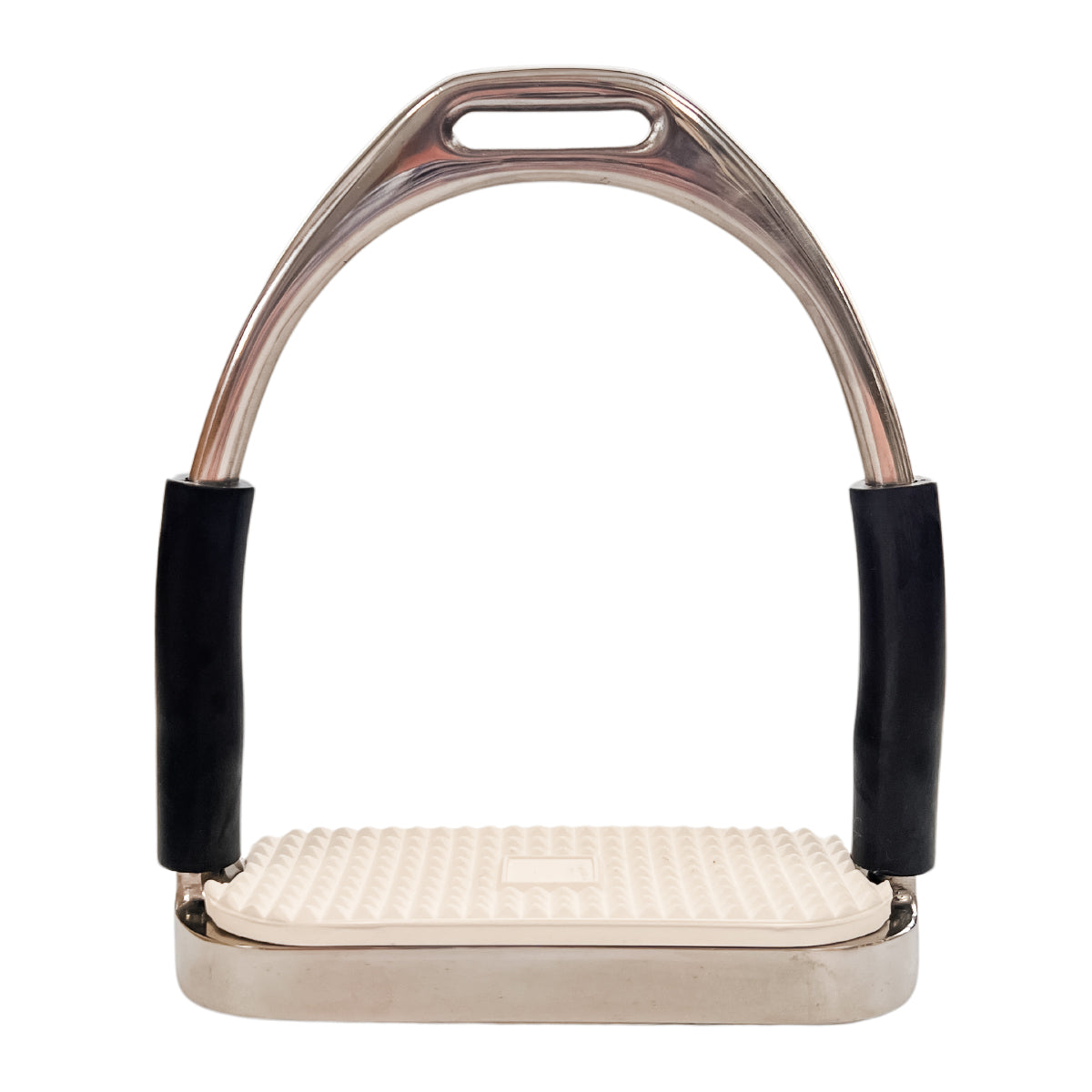 AJ Tack Jointed Flex Stirrup Irons, Black