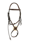 Huntley Equestrian Sedgwick Leather Padded Monocrown Figure 8 Bridle