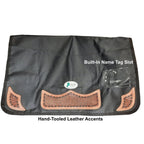 Durango Series Horse Blanket Storage Bag – 1200D Water-Resistant with Hand-Tooled Leather Accents – 1-Year Warranty