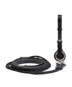 ExionPro Rope & Leather Draw Reins with Girth Loop