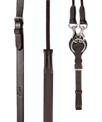 ExionPro Rope & Leather Draw Reins with Girth Loop