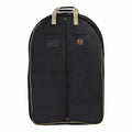 Huntley Equestrian Deluxe Black Travel Carry On Garment Bag with Accessories Zipper Cover for Travel, Business, Horse Shows