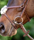 Huntley Equestrian Sedgwick Leather Padded Monocrown Figure 8 Bridle