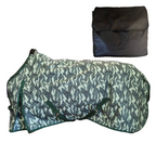 AJ Tack 1200D Waterproof Turnout Horse Blanket with Storage Bag, Camouflage